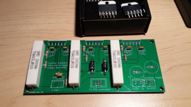 Coil driver for magnetic levitation display